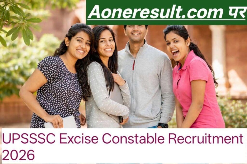 UPSSSC Excise Constable Recruitment 2026